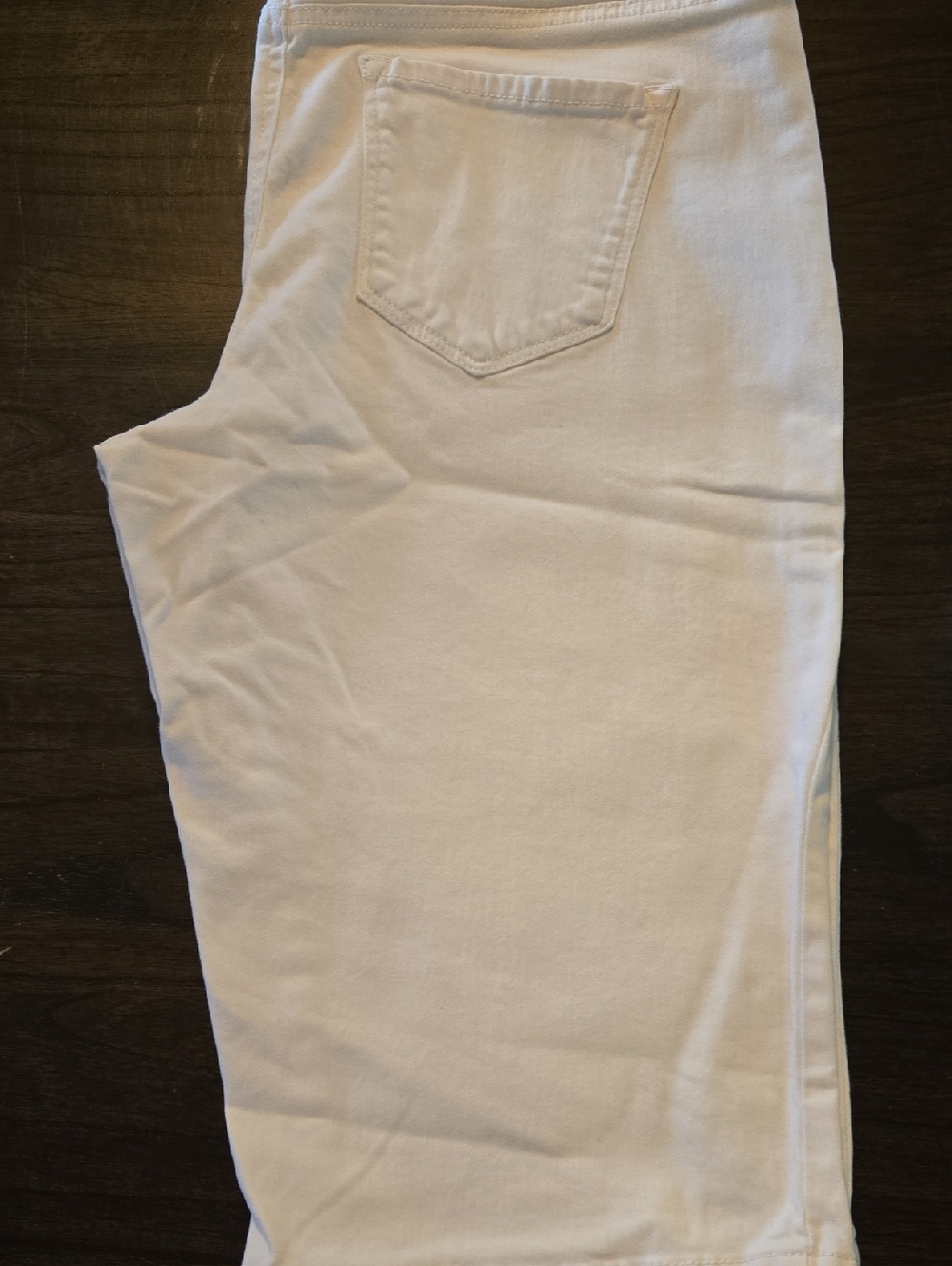 Nine West White Denim Capri